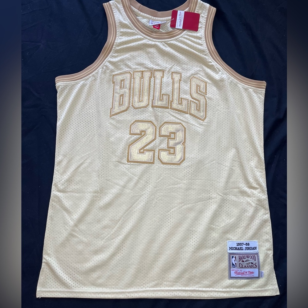 Gold Michael Jordan Jersey 🔥